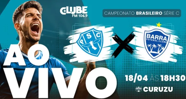 Imagem ilustrativa da imagem Tem Jogo no DOL: Ouça ao vivo Paysandu x Barra-SC pela Série C