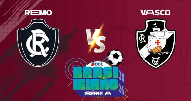 Imagem ilustrativa da imagem Remo 0 x 0 Vasco: acompanhe em tempo real no Lance a Lance do DOL