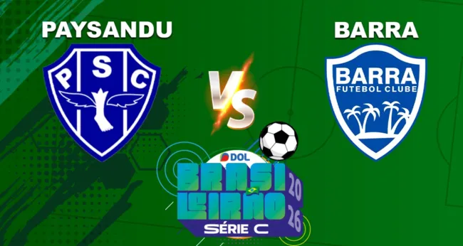 Imagem ilustrativa da imagem Paysandu 0 x 0 Barra-SC: siga em tempo real no Lance a Lance do DOL