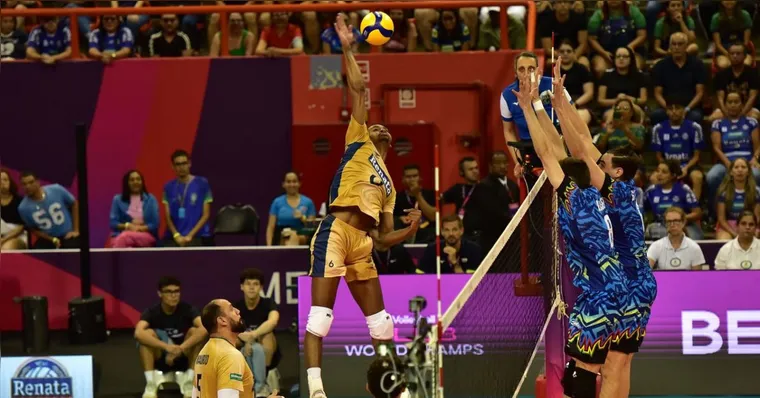Imagem ilustrativa da notícia Vôlei Renata perde e Brasil fica fora da final do Mundial de Vôlei em Belém
