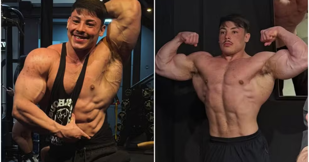 Gabriel Ganley ficou conhecido nas redes sociais ao compartilhar rotina de treinos, alimentação e preparação para campeonatos de fisiculturismo.
