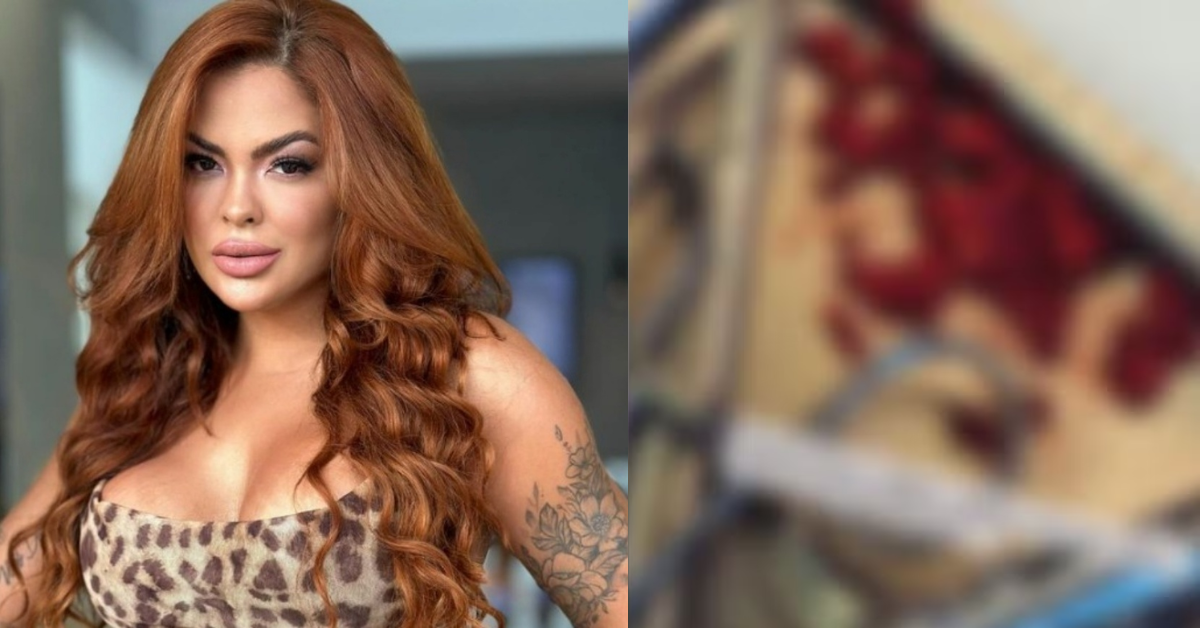 Paula Freitas mostrou imagens da cirurgia e revelou que médicos encontraram nódulos endurecidos no pescoço durante o procedimento.