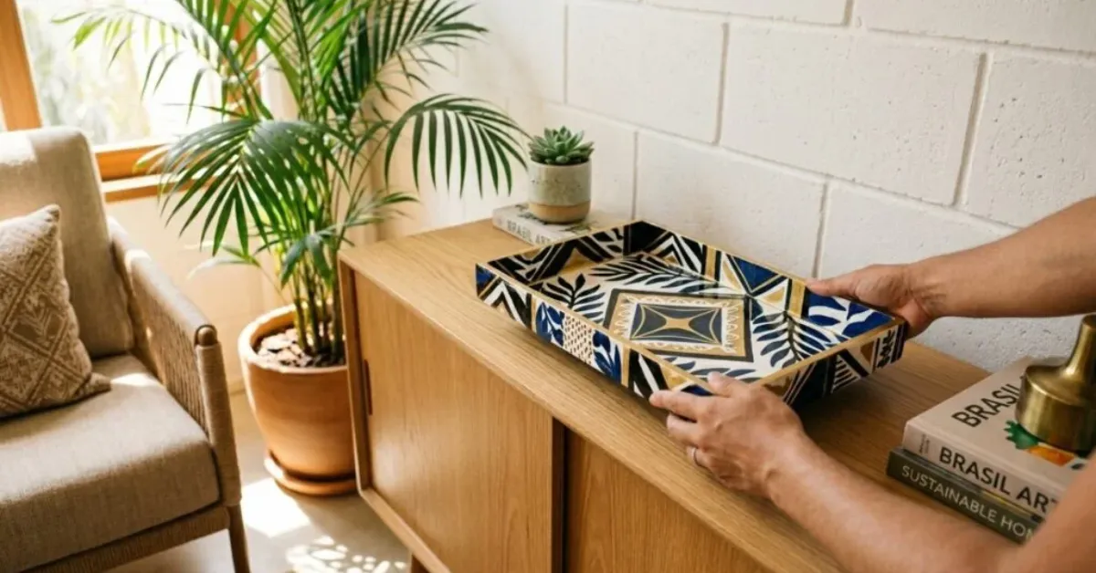 Peças feitas com papel machê a partir de caixas de ovos mostram como o reaproveitamento pode virar arte decorativa