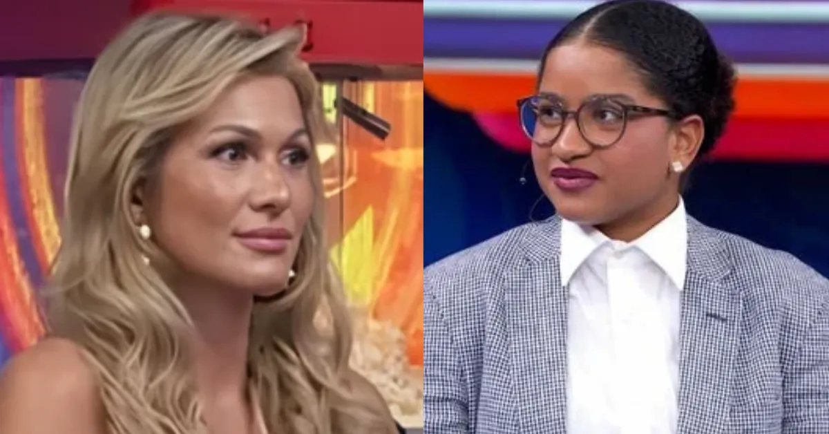 Expressões de Lívia Andrade durante o Domingão com Huck viralizaram nas redes e repercutiram após participação de ex-BBBs no programa
