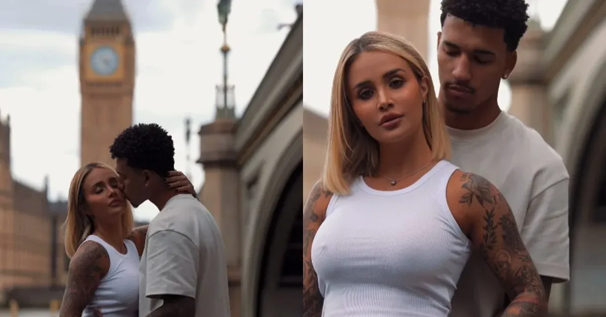 Bruna Rotta anunciou gravidez ao lado do jogador Kauã Elias em publicação nas redes sociais.