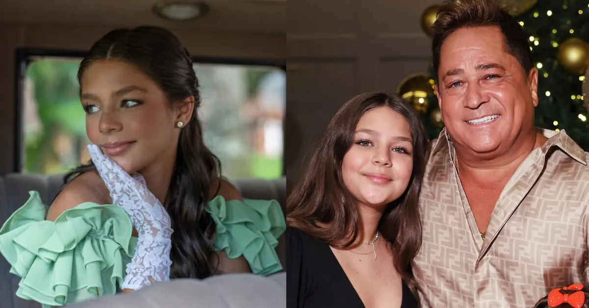 Maria Sophia celebra seus 15 anos em festa luxuosa em São Paulo, com homenagem emocionada do avô Leonardo e produção inspirada no universo de "Bridgerton".
