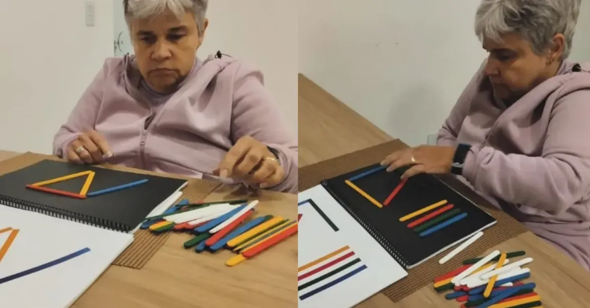 Claudia Rodrigues durante sessão de reabilitação em Curitiba.