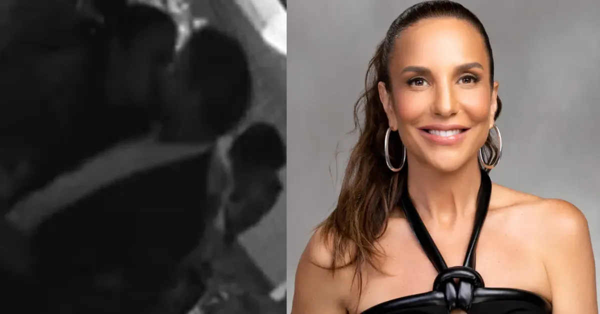 Ivete Sangalo foi filmada trocando beijos e carinhos com o empresário Tiago Maia durante casamento de amigos.