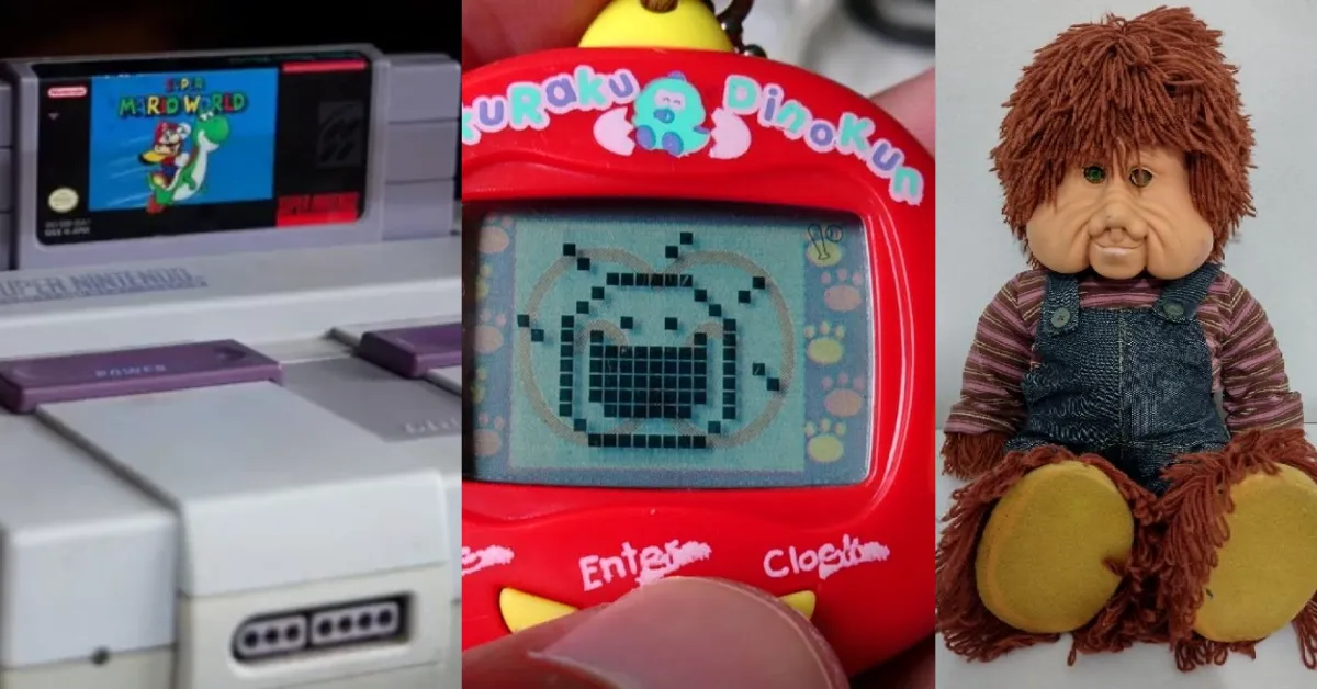 Brinquedos clássicos dos anos 80 e 90 seguem marcando gerações e despertando nostalgia até hoje.