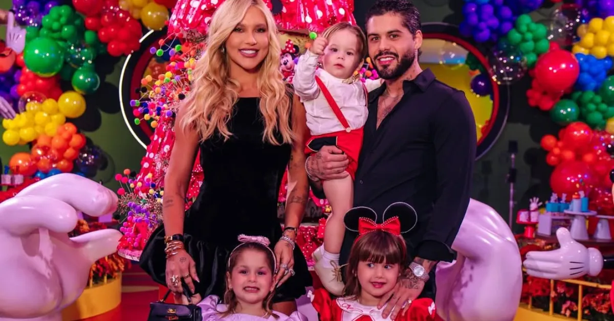 Virginia Fonseca e Zé Felipe apareceram juntos na festa de aniversário da filha Maria Alice e reacenderam rumores de reconciliação entre fãs e famosos.