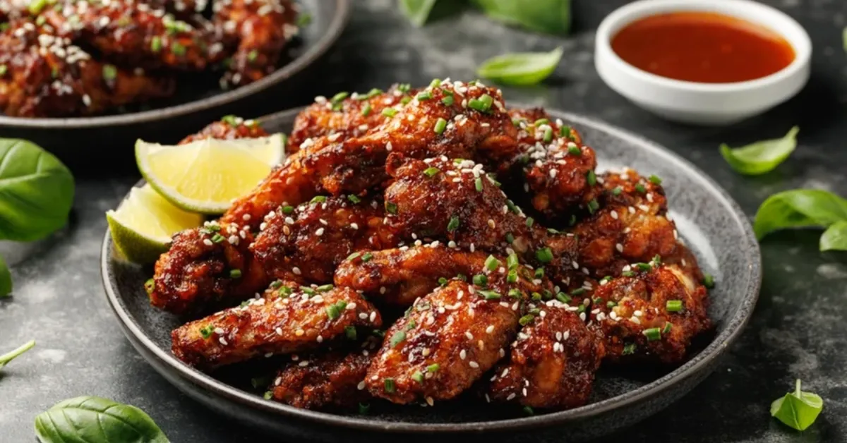 Frango frito coreano combina casquinha super crocante com molho agridoce e picante, típico da culinária asiática.