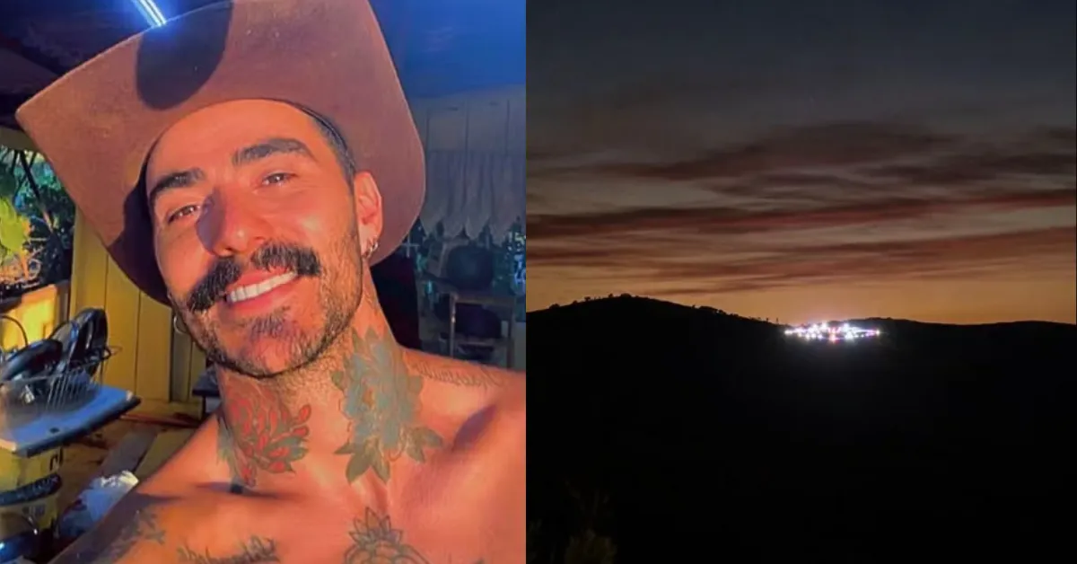 Mayk Leão afirma ter registrado luzes incomuns sobre uma área de mata no Paraná; vídeo viralizou e alimentou debates sobre a possível presença de um OVNI.