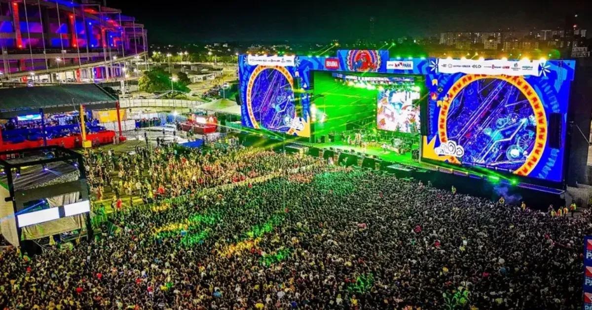 Mais de 300 mil pessoas participaram da primeira noite do Parárraiá 2026, no Mangueirão, em Belém, em uma celebração marcada por música, cultura e tradição junina.