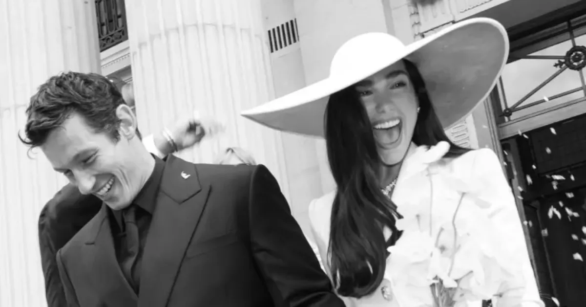 Dua Lipa e Callum Turner celebram segunda cerimônia de casamento na Sicília com festa luxuosa, convidados famosos e show de Elton John.