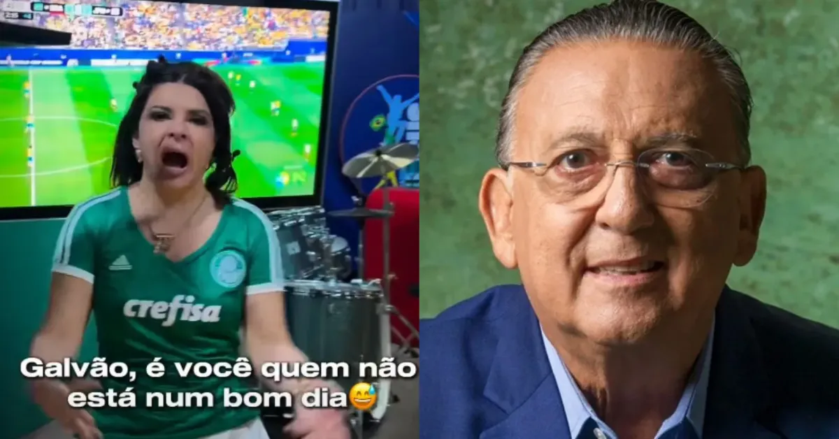 Mara Maravilha criticou um comentário de Galvão Bueno durante a transmissão da vitória do Brasil sobre o Japão e repercutiu nas redes sociais.