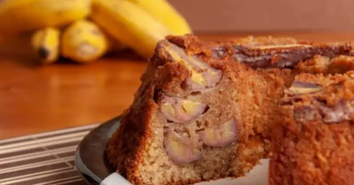 Bolo de banana fit sem farinha