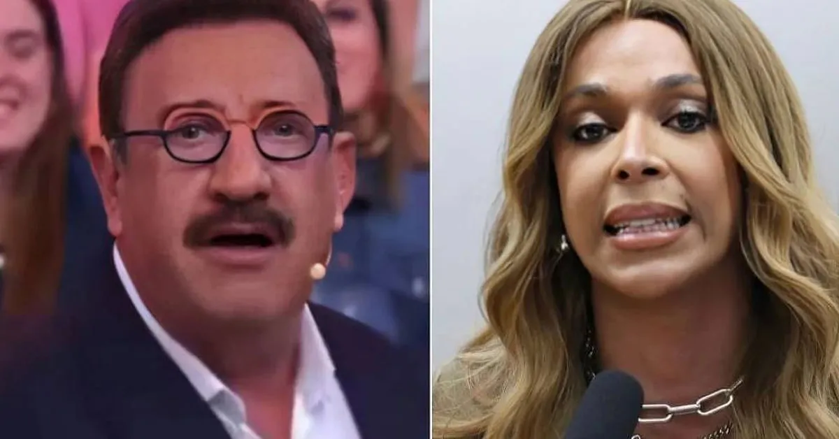 O apresentador Ratinho, do SBT, e a deputada Erika Hilton (PSOL-SP), que travam batalha na Justiça