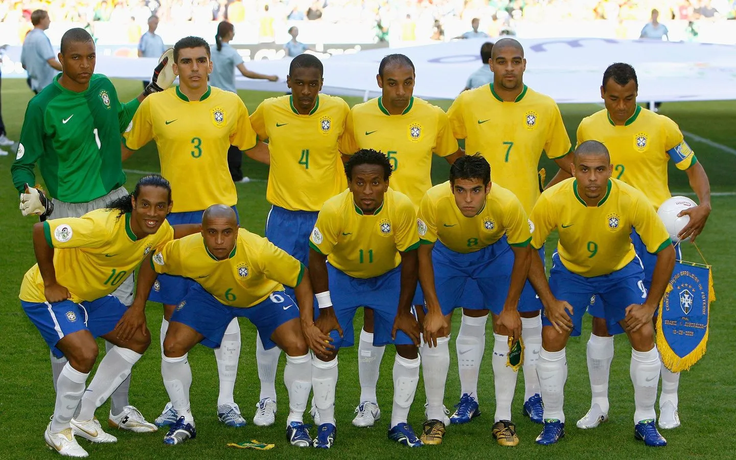 Seleção Brasileira na estreia em 2006: 1 a 0 na Croácia