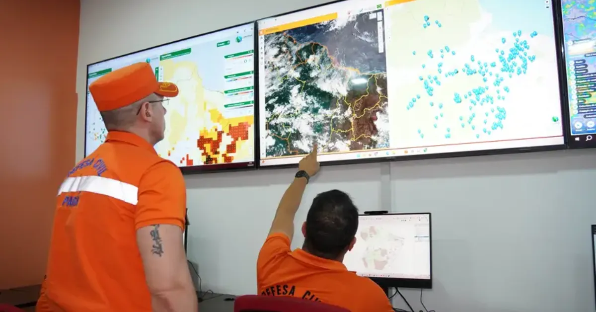 A Defesa Civil do Pará monitora continuamente os modelos climáticos que apontam para um possível episódio de El Niño entre o final de 2026 e os primeiros meses de 2027.