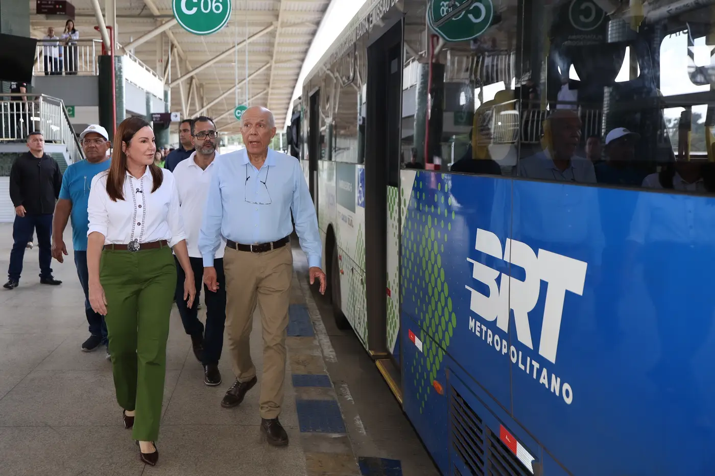 A governadora Hana Ghassan demonstrou satisfação com a consolidação do projeto para a mobilidade da Grande Belém.