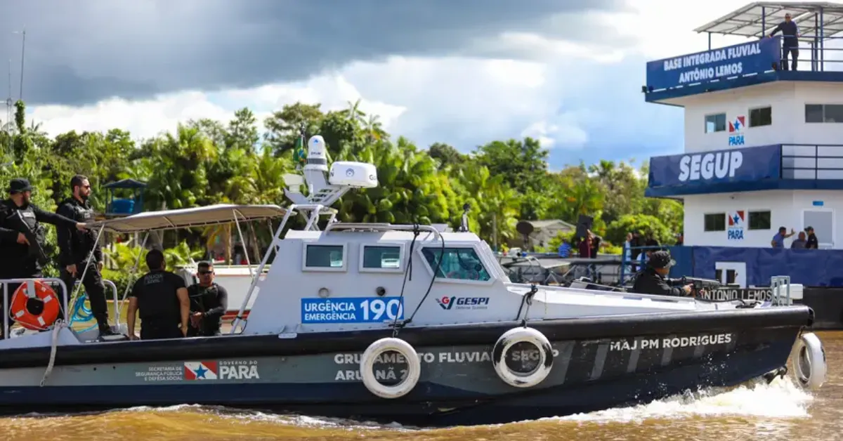 A Base Integrada Fluvial Antônio Lemos completa quatro anos reforçando a segurança nos rios do Pará, com milhares de abordagens, apreensões e combate ao crime organizado.