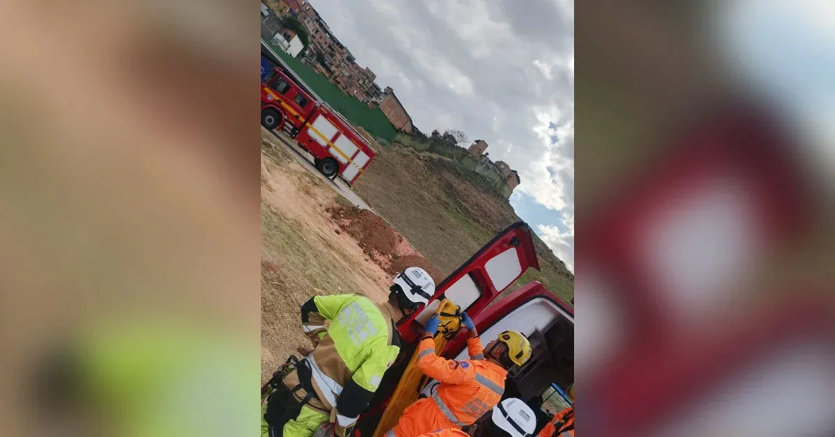 Após o salvamento, foi realizada avaliação secundária da vítima no local