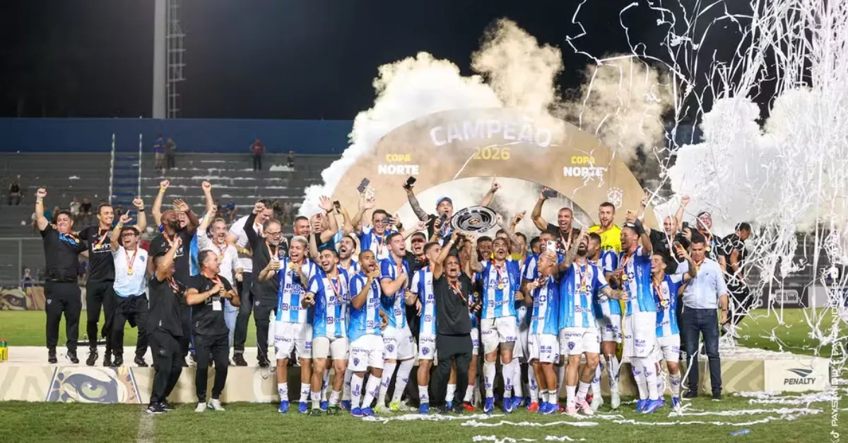 Com o título da Copa Norte, o Paysandu garantiu vaga direta na terceira fase da Copa do Brasil de 2027 e ajudou o futebol paraense a alcançar cinco representantes confirmados na competição nacional