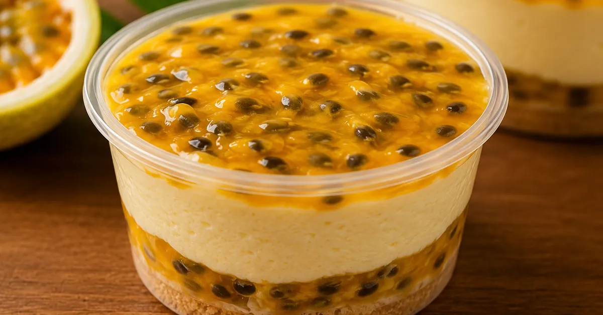 Mousse de maracujá é um clássico da confeitaria brasileira