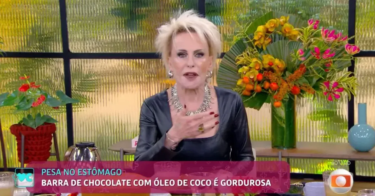 Ana Maria Braga contou que equipe do Mais Você passou mal após comer guloseima feita no programa