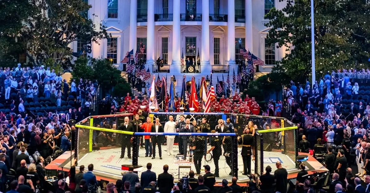O FBI afirmou ter frustrado um suposto plano de atentado durante o evento do UFC realizado na Casa Branca e prendeu cinco suspeitos acusados de planejar ataques com drones explosivos e atiradores contra autoridades.