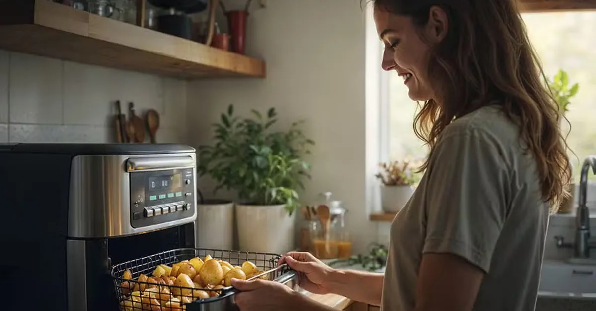 Além de preparar alimentos congelados e frituras com menos óleo, o equipamento também tem sido utilizado como alternativa ao forno convencional em diversas receitas do dia a dia.