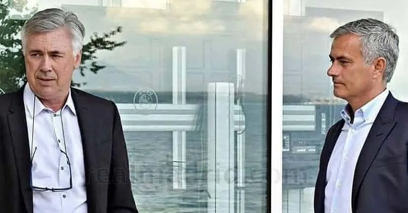 Ancelotti e Mourinho se conhecem de longa data e português tem confiança no trabalho do italiano à frente do Brasil