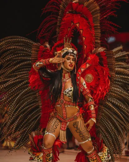 Isabelle Nogueira ocupava o cargo de cunhã-poranga do Boi Garantido desde 2018.