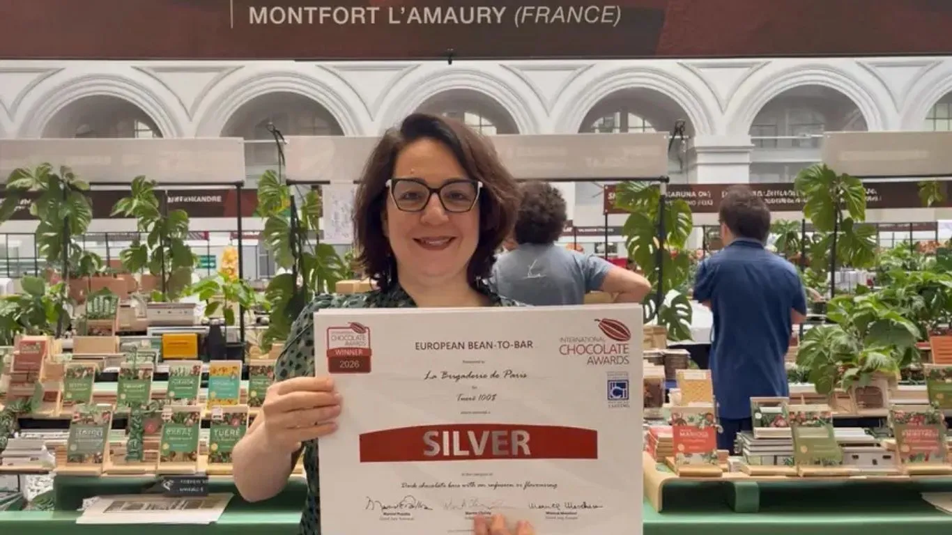 A chocolatier Marina, da ″La Brigaderie de Paris″, conquistou pela segunda vez a prata na premiação