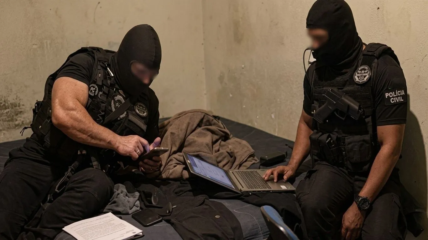 Polícia Civil cumpriu mandados contra ex-policial militar suspeito de cometer homicídio por encomenda no ano de 2023, em Altamira.