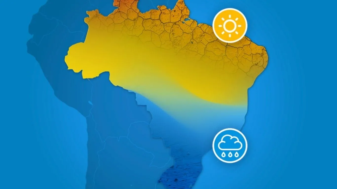 Aquecimento do Oceano Pacífico indica fenômeno de moderado a forte, ameaçando o Norte com seca e o Sul com excesso de chuvas.
