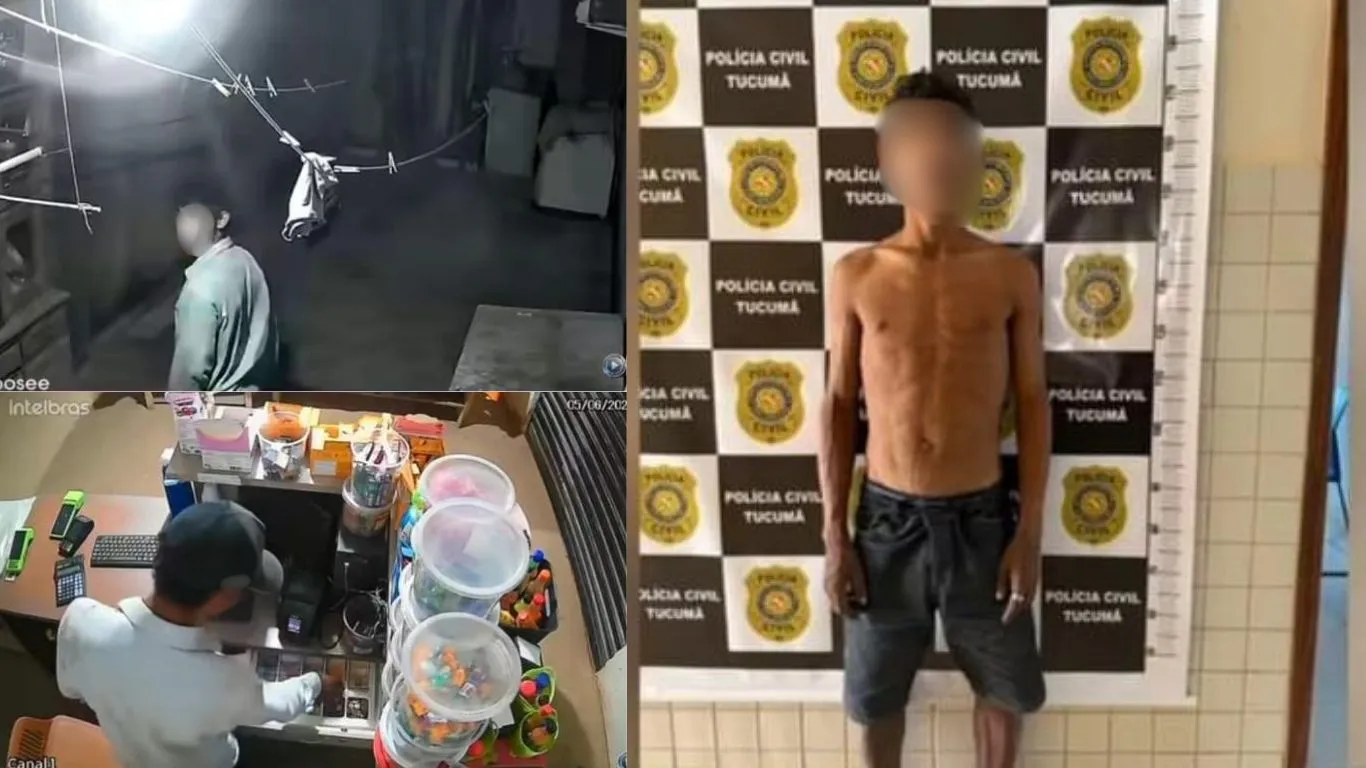 Suspeito de arrastão em comércios de Tucumã e Ourilândia do Norte havia sido liberado duas vezes pela Justiça antes de ser capturado novamente.