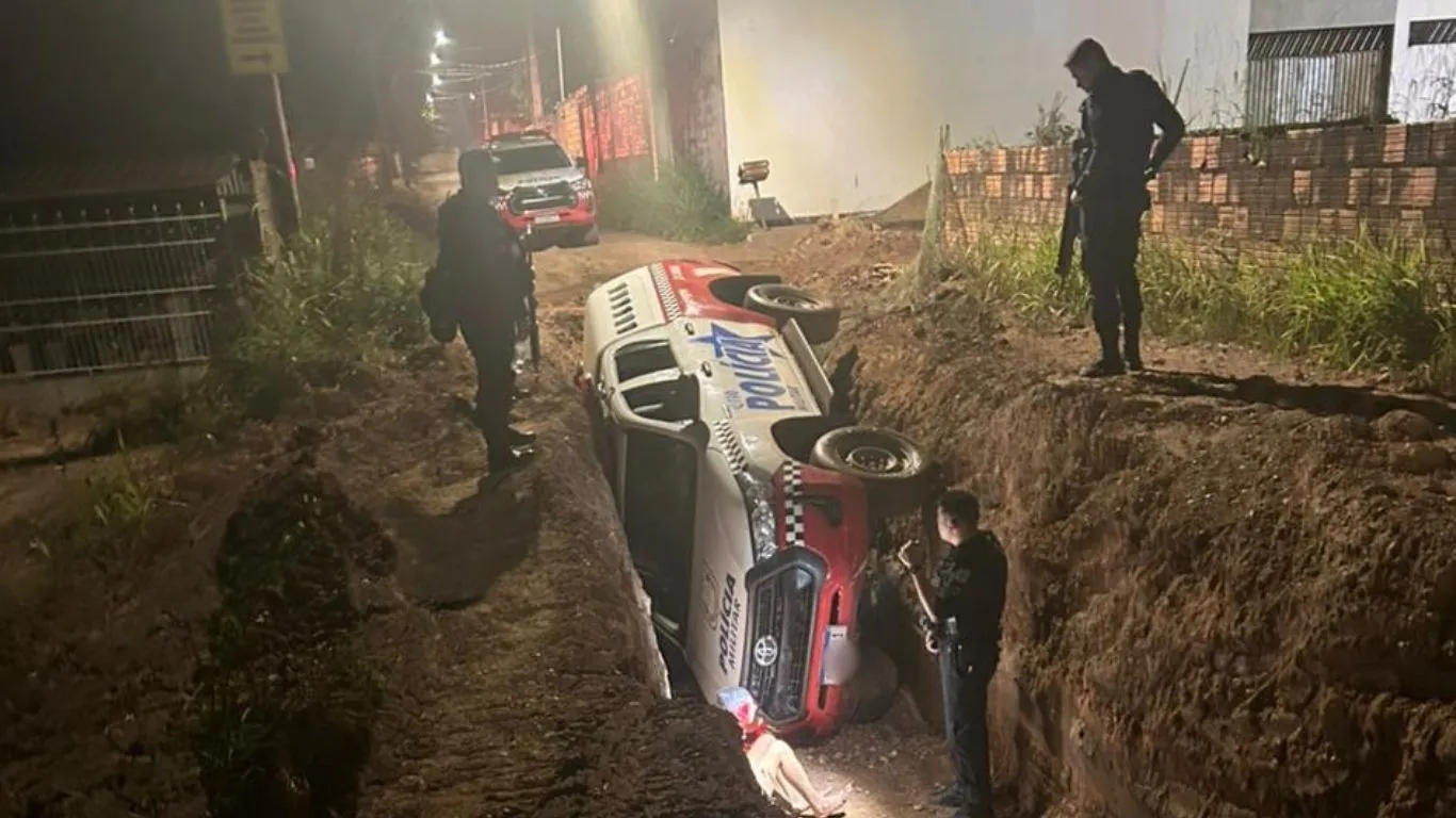 Uma perseguição policial de alta intensidade terminou em um grave acidente na noite de segunda-feira (18), por volta das 19h, em Marabá.