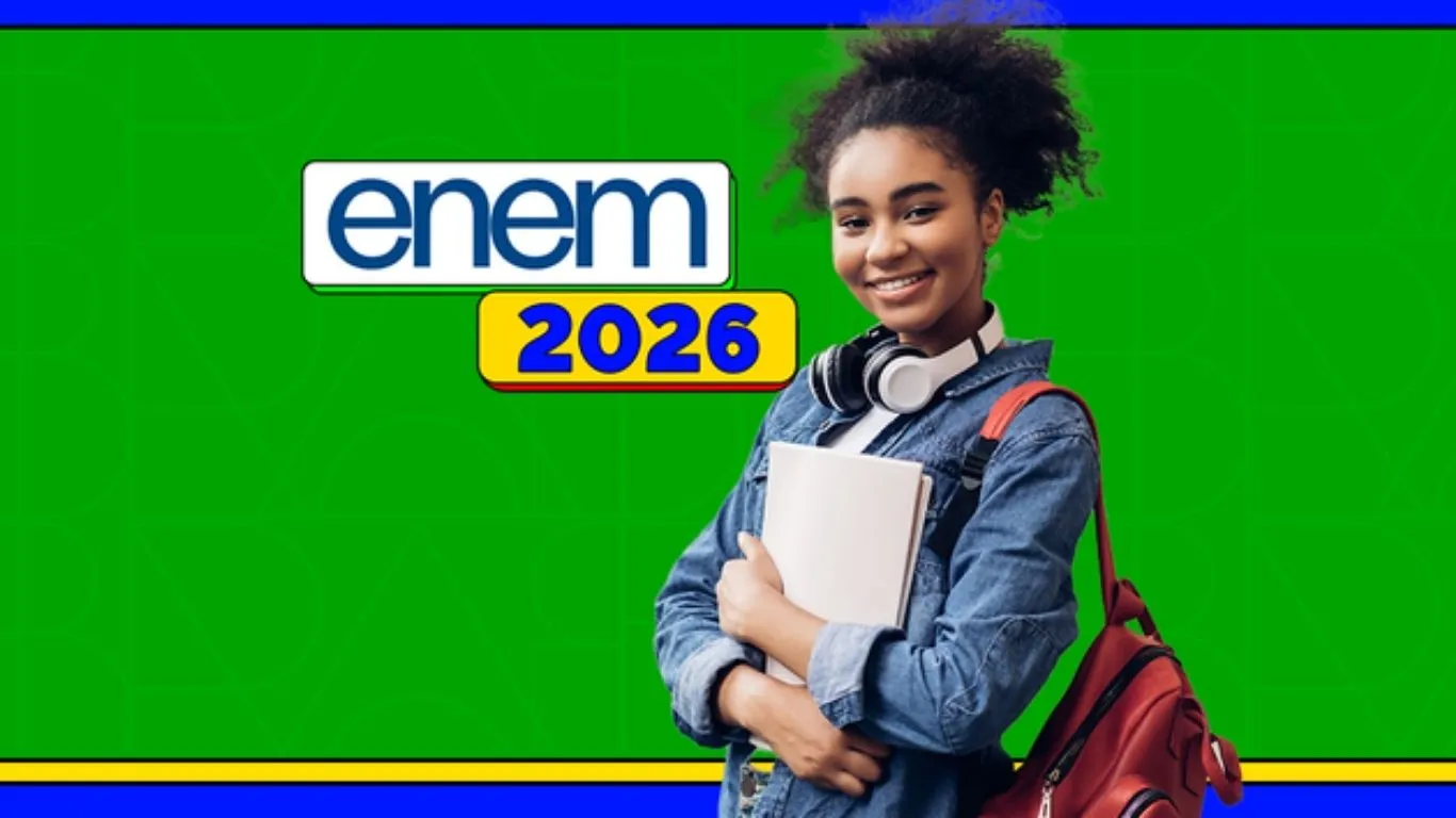 Estudantes do 3º ano devem acessar o sistema para confirmar dados, escolher o local de prova e a língua estrangeira.