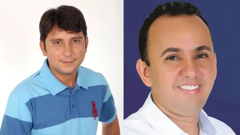 Jones William (à direita) foi assassinado em 2017; seu então vice, Artur Brito (à esquerda), responderá por homicídio qualificado perante o Tribunal do Júri.