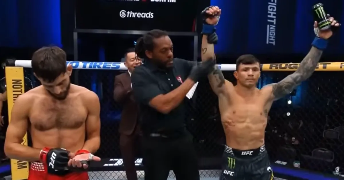 O lutador paraense aceitou o desafio em cima da hora e nocauteou Matt Schnell de forma fulminante no Apex, em Las Vegas.