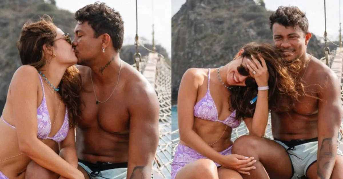Os dois se conheceram nos bastidores da novela 'Renascer' (2024) e viveram um relacionamento marcado entre idas e vindas.