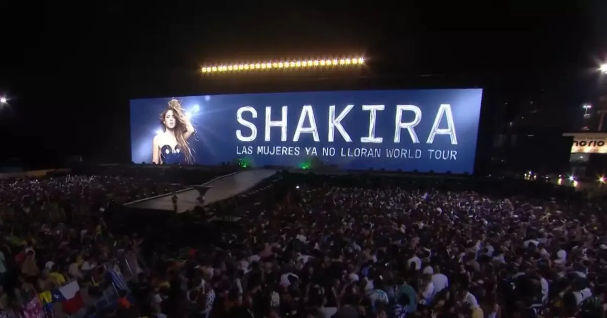 Shakira atrasou mais de uma hora o começo do show