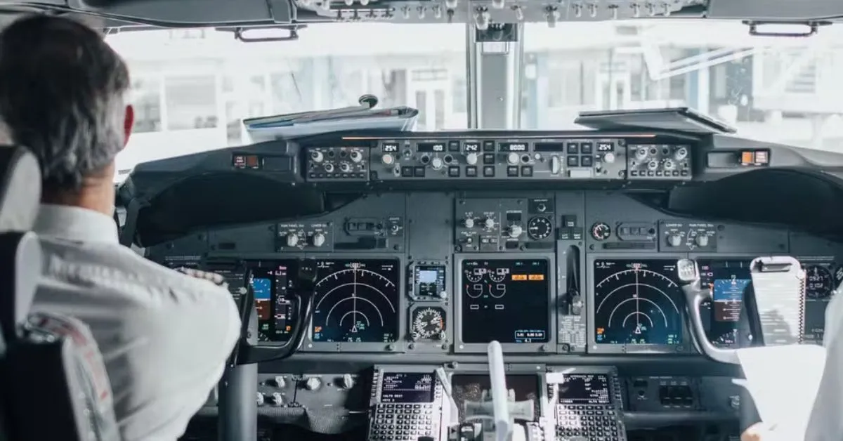 O piloto revelou medo para o controlador de voo diante das luzes