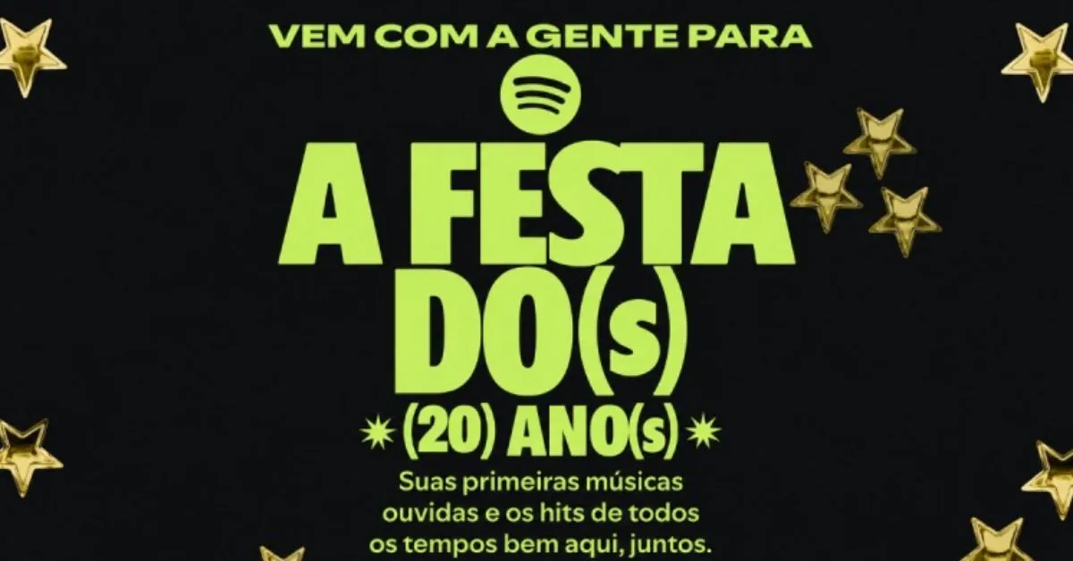 Fundado na Suécia em 2006, o Spotify completa 20 anos em 2026 como a maior plataforma de streaming musical do mundo.