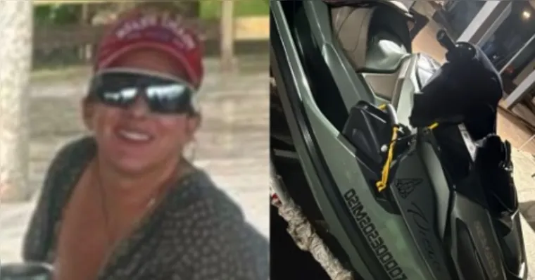 Carol Pessoa desapareceu após passeio de moto aquática.