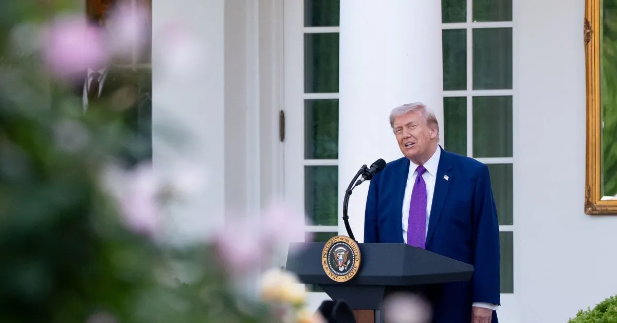O presidente Donald Trump adotou uma postura deliberadamente cautelosa sobre o acordo