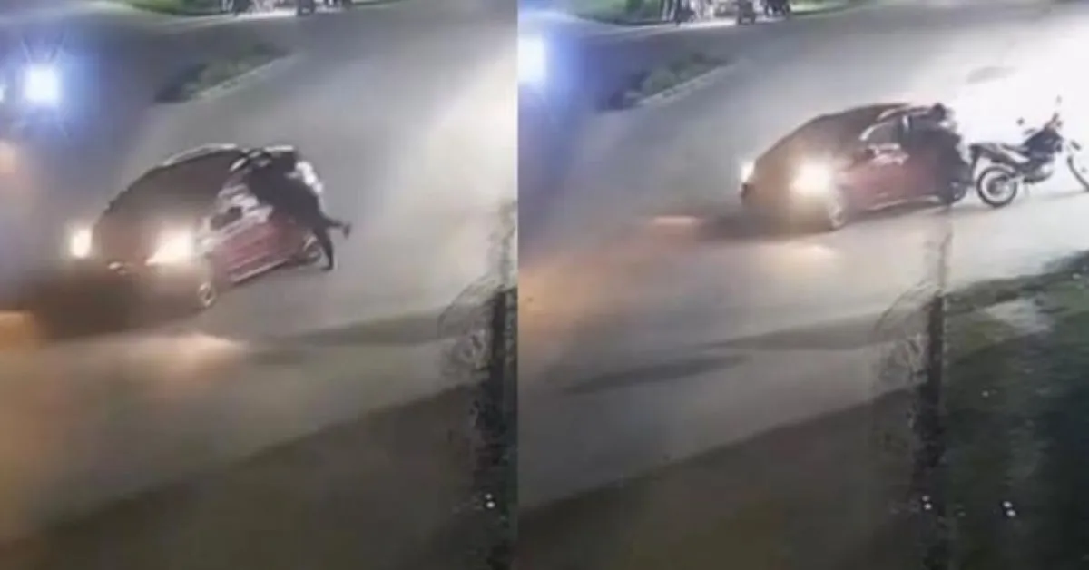 A mulher recebeu atendimento de socorro e foi levada ao Hospital Municipal de Portel.
