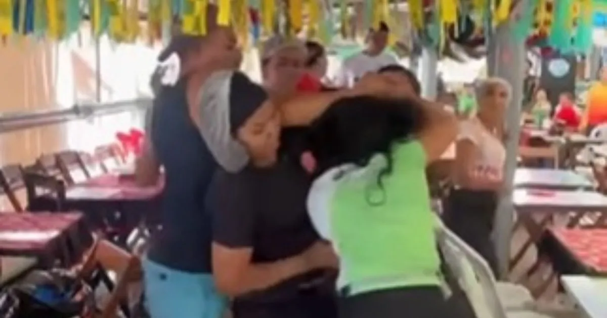 Apesar do episódio, não foi registrado um boletim de ocorrência