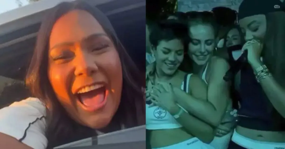 Nas redes socias, ex-BBB descreveu como foi estar cercada de artistas.